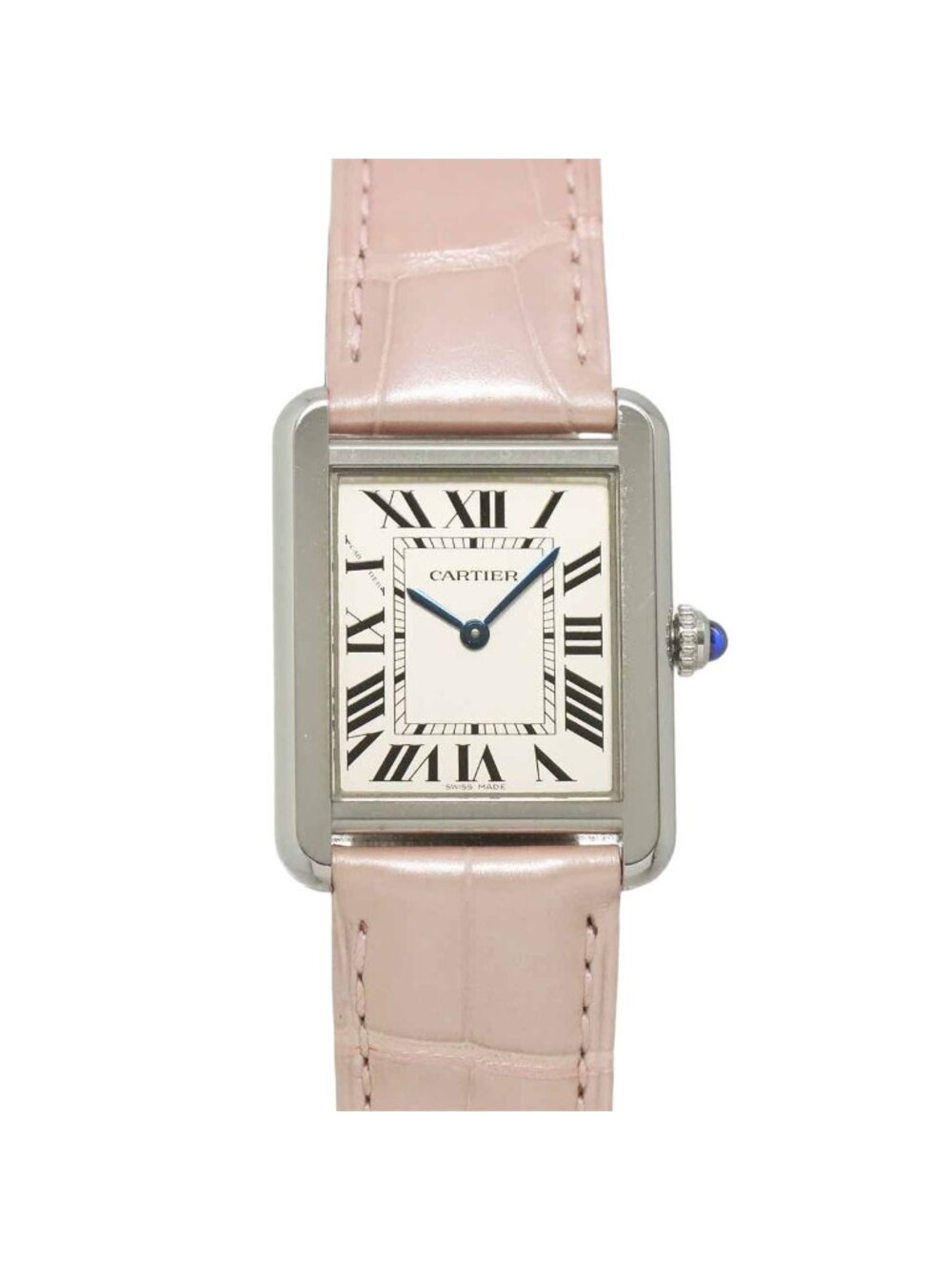 Cartier Tank Solo SM Watch Silver Quartz